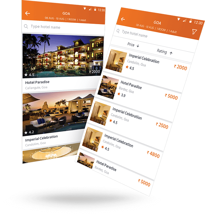 travel booking app development services